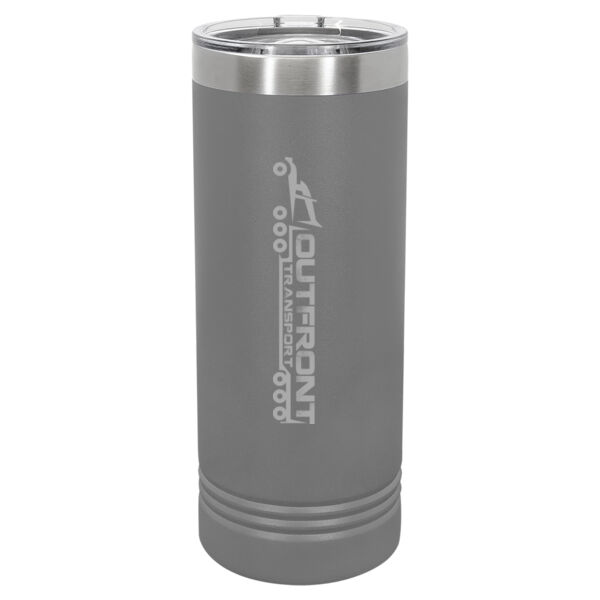 Outfront Transport - Polar Camel 22 oz. Skinny Tumbler with Slider Lid Thumbnail