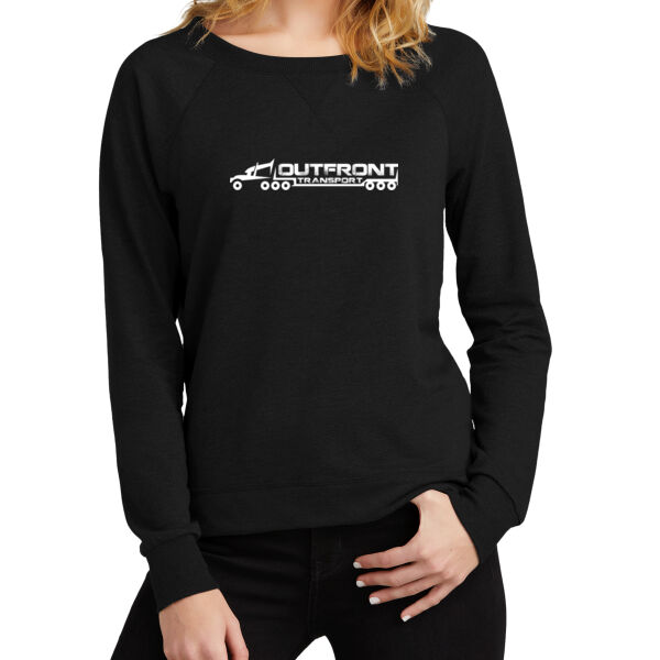 Outfront Transport - Women's Featherweight French Terry Long Sleeve Crewneck Thumbnail