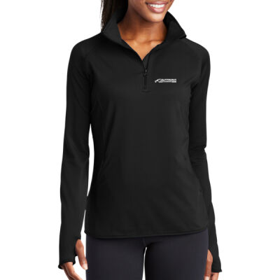 Outfront Transport - Ladies Sport Wick ® Stretch 1/4 Zip Pullover Thumbnail